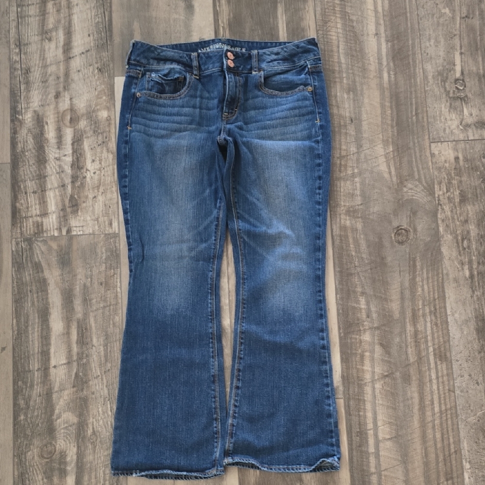 American Eagle Outfitters Artist Blue Flare Jeans